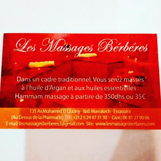 Spa massages berberes essaouira maroc
